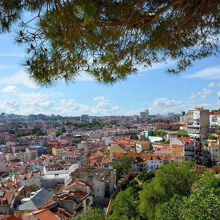 Garden And City Views In Graca Lisbon