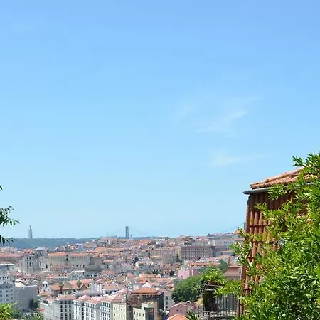 Garden And City Views In Graca Apartment